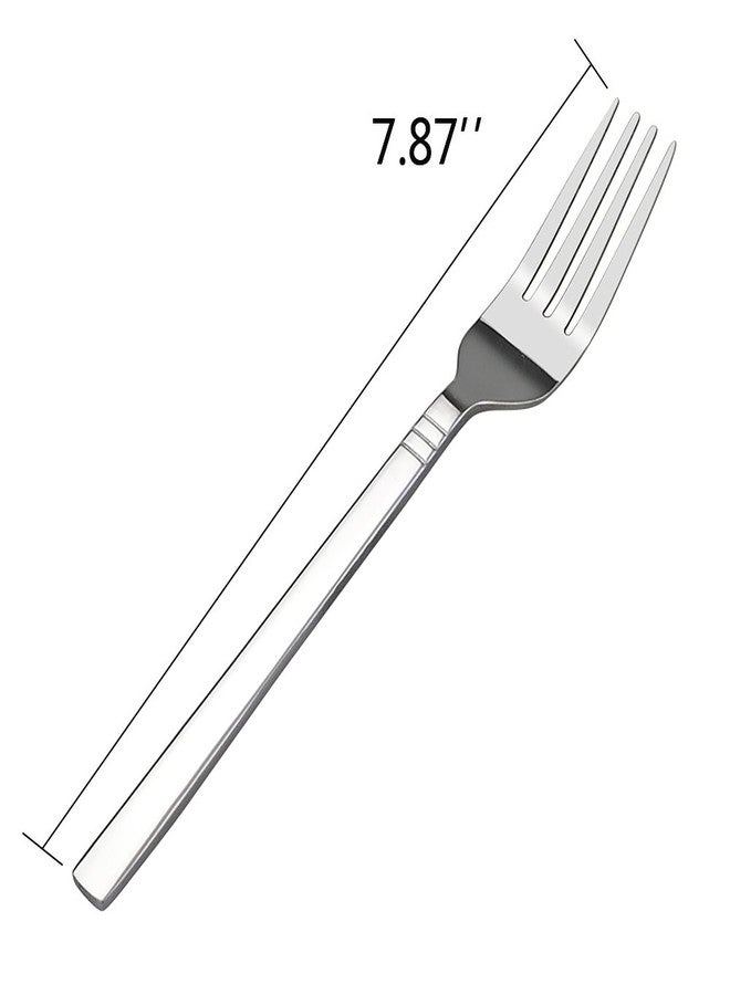 Fiazony Stainless Steel Dinner Fork, 12-Piece, 7.87-INCH - Image 2
